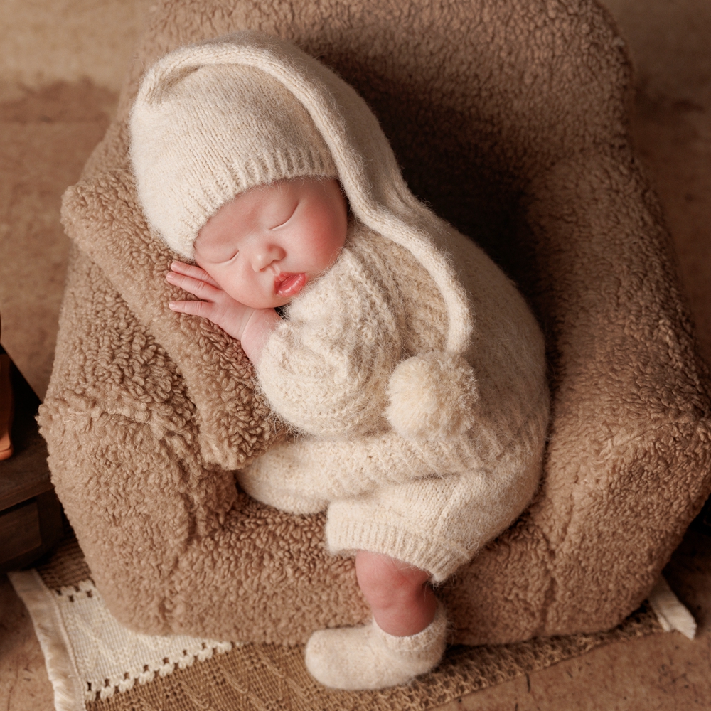 Baby Clothing Newborn - Knitted Newborn Photoshoot Outfits Long Sleeve