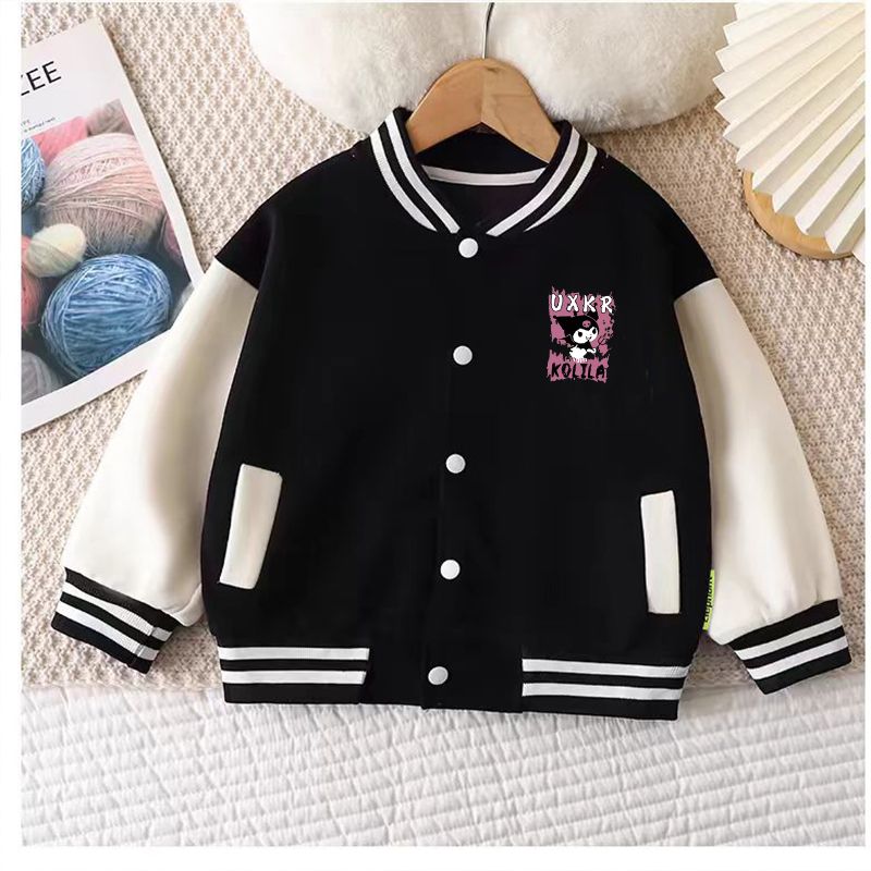 Baby Clothing Japan - Sanrio kuromi girls baseball jacket baby