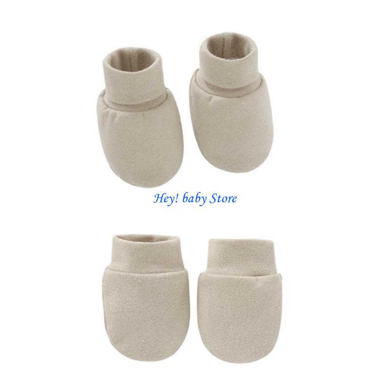 Baby Mittens Scratch - Q1FE No Scratch Mittens Socks Set