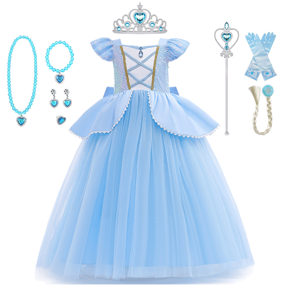 Baby Clothing Sizes - Cinderella Cosplay Costume Kids Clothes for