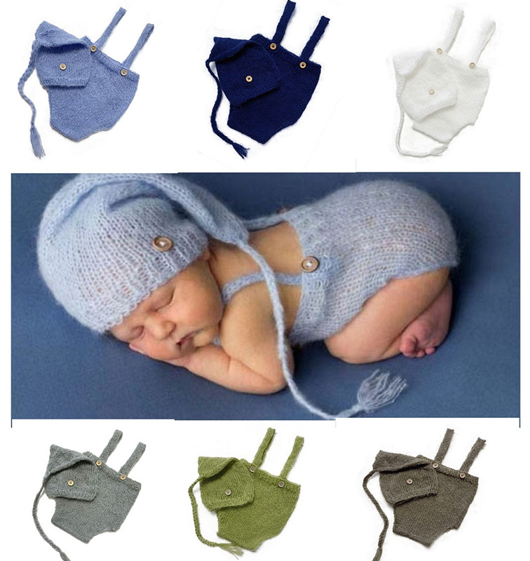 Baby Clothing Newborn - 2pcs/set Crochet Newborn Outfit Newborn Photography