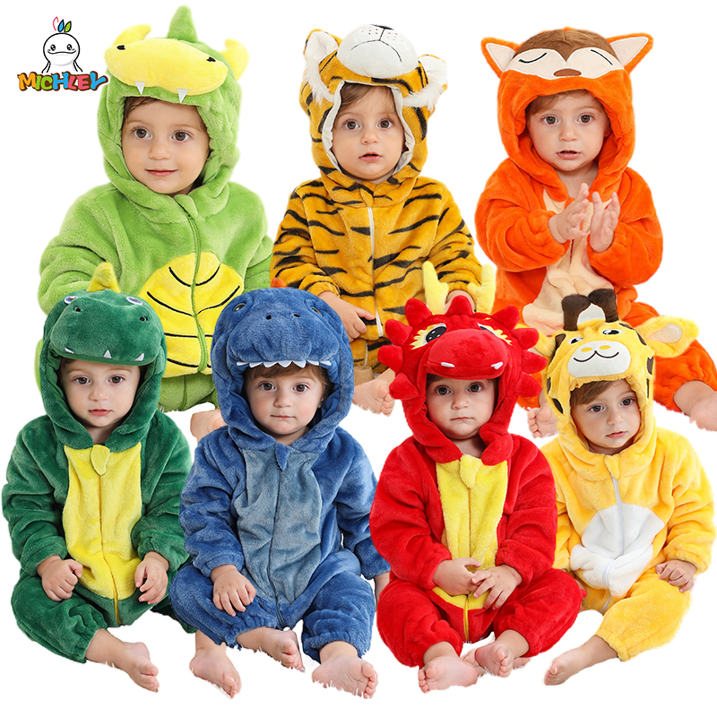 Baby Clothing Zip - MICHLEY Carniva Baby Rompers Winter Clothes