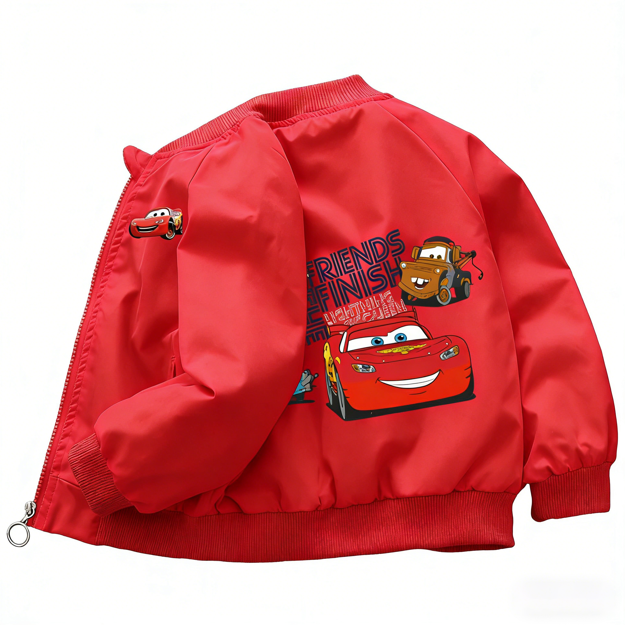 Baby Clothing Zip - Cars Lightning McQueen Children Jacket New