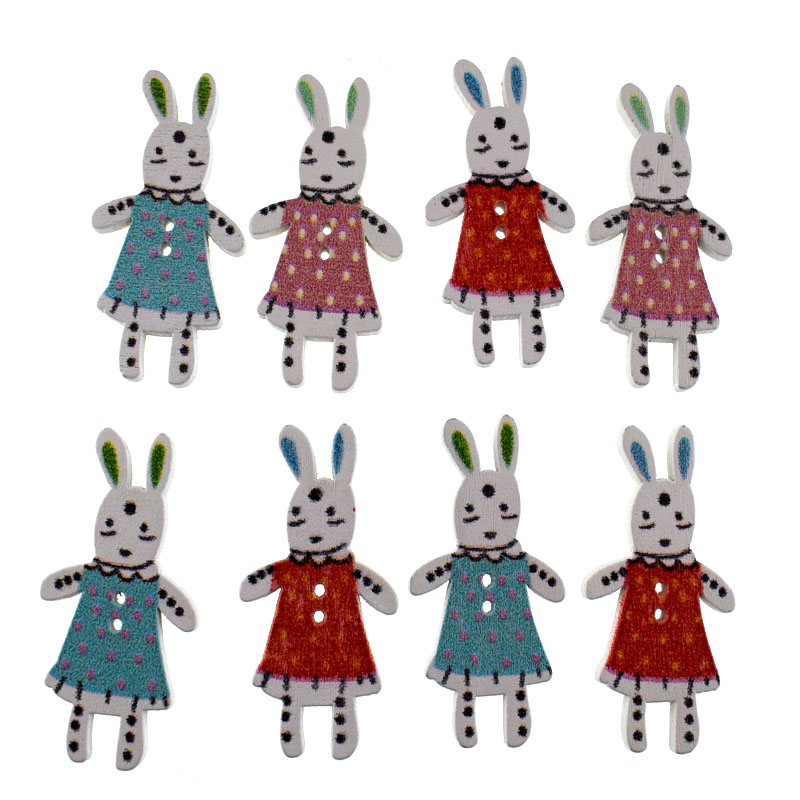 10/20pcs Mixed animals 2 Hole  - огляд і ціна Baby Clothing Sewing
