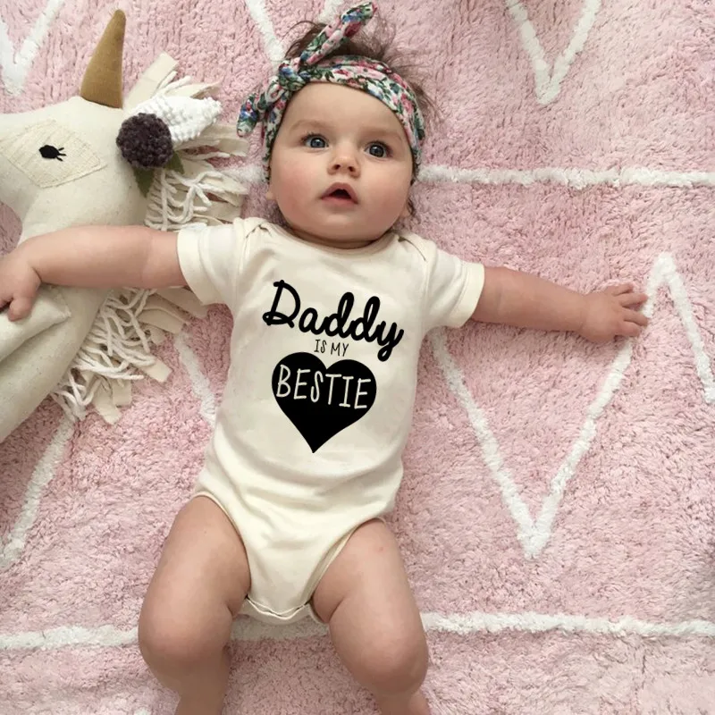 Daddy Is My Bestie Cute Baby B - огляд і ціна Baby Clothing Outlet