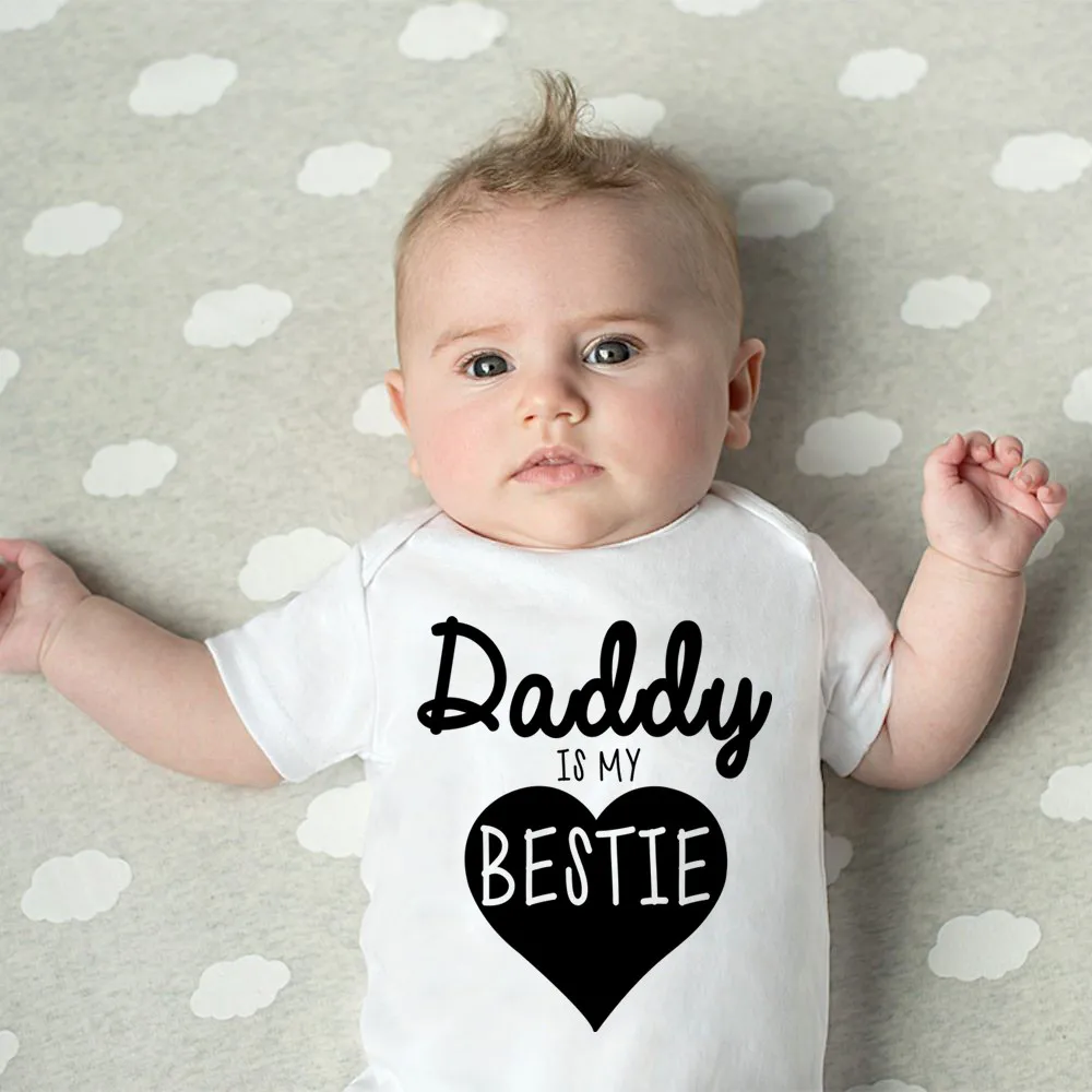 Daddy Is My Bestie Cute Baby B - огляд і ціна Baby Clothing Outlet