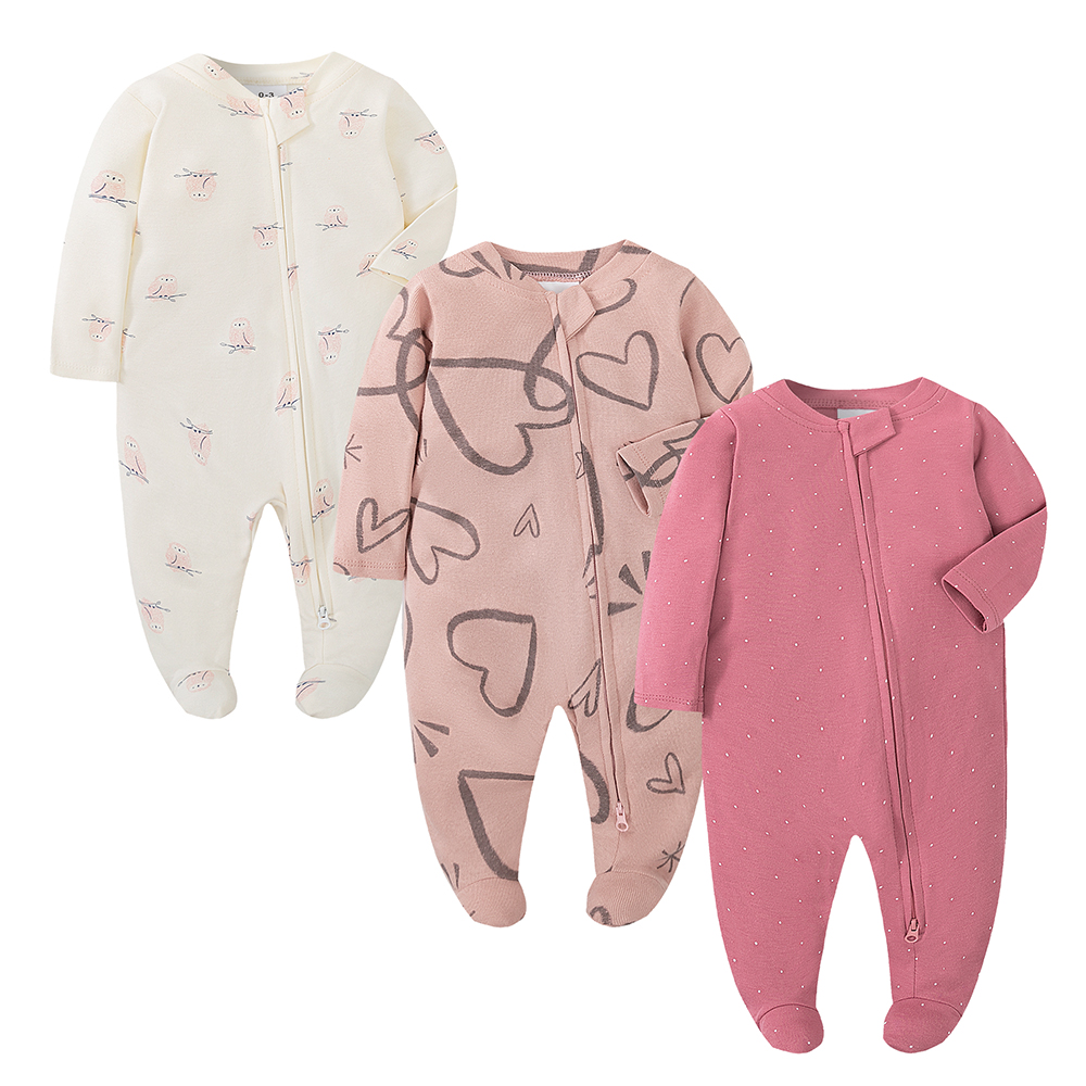 Unisex Newborn Baby Footed Paj - огляд і ціна Baby Clothing Zip