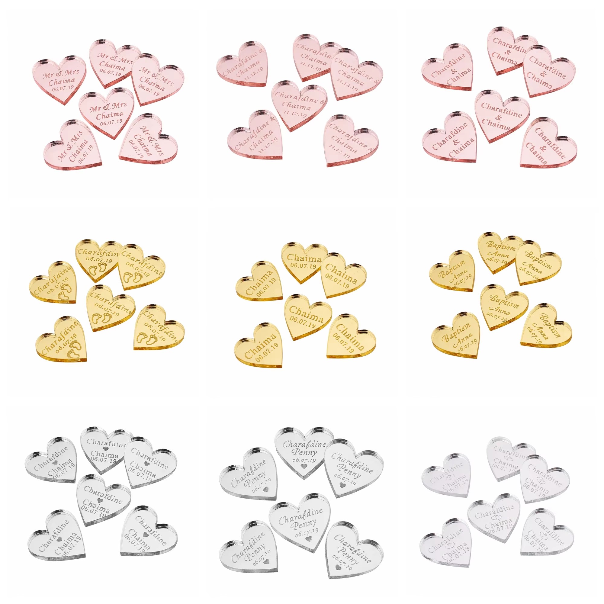 20/50/100Pcs Personalized Acry - огляд і ціна Baby Clothing Tags