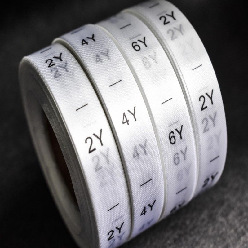 1000pcs/roll  kids size labels - огляд і ціна Baby Clothing Tags