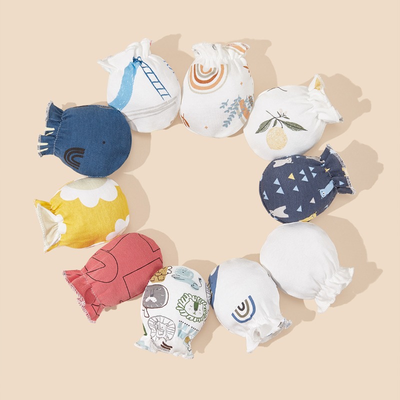 Baby Cotton Mittens 0-6 Months - огляд і ціна Baby Mittens Scratch