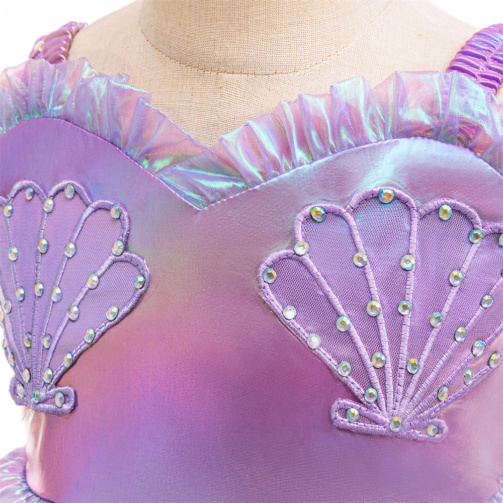 7pcs Girls Little Mermaid Cosp - огляд і ціна Baby Clothing Sizes