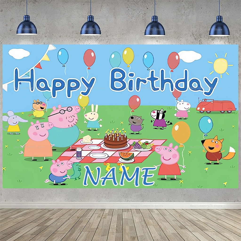 Custom Name Cartoon Peppa Pig  - огляд і ціна Baby Clothing Name