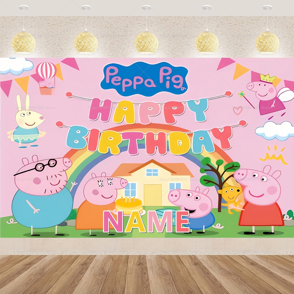 Custom Name Cartoon Peppa Pig  - огляд і ціна Baby Clothing Name