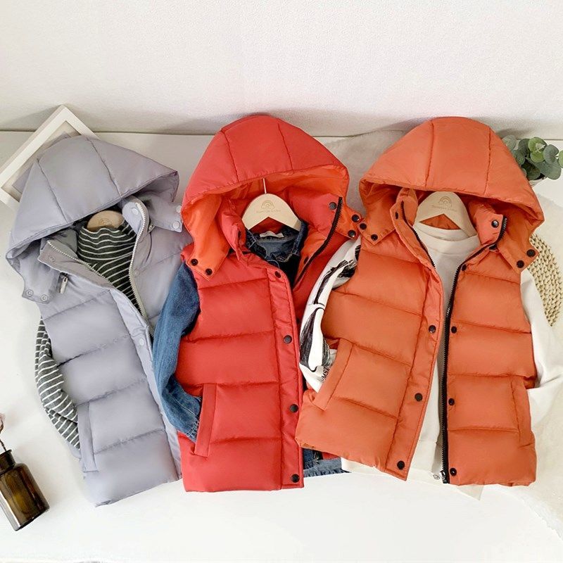 Childrens Down Cotton Vest Boy - огляд і ціна Baby Clothing Zip