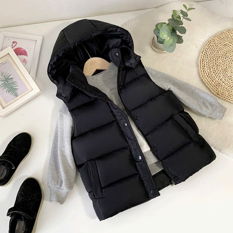 Childrens Down Cotton Vest Boy - огляд і ціна Baby Clothing Zip