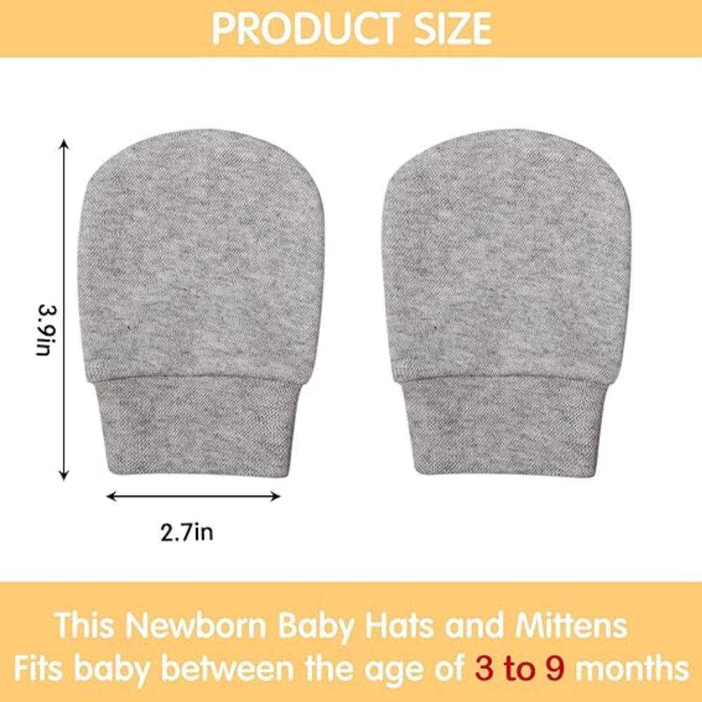 6 Pairs Newborn Baby Mittens N - огляд і ціна Baby Mittens Scratch