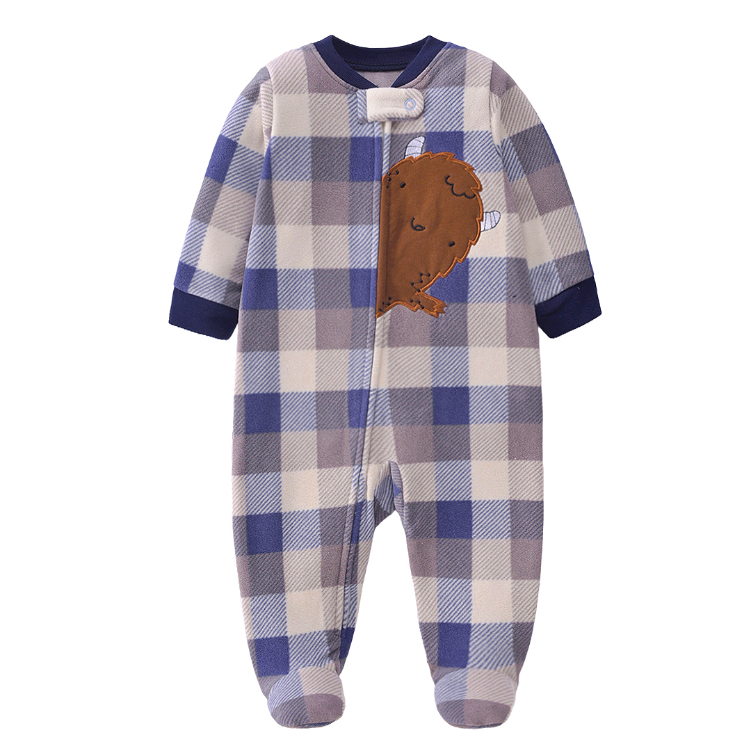 2026 Baby Spring Fleece Romper - огляд і ціна Baby Clothing Zip