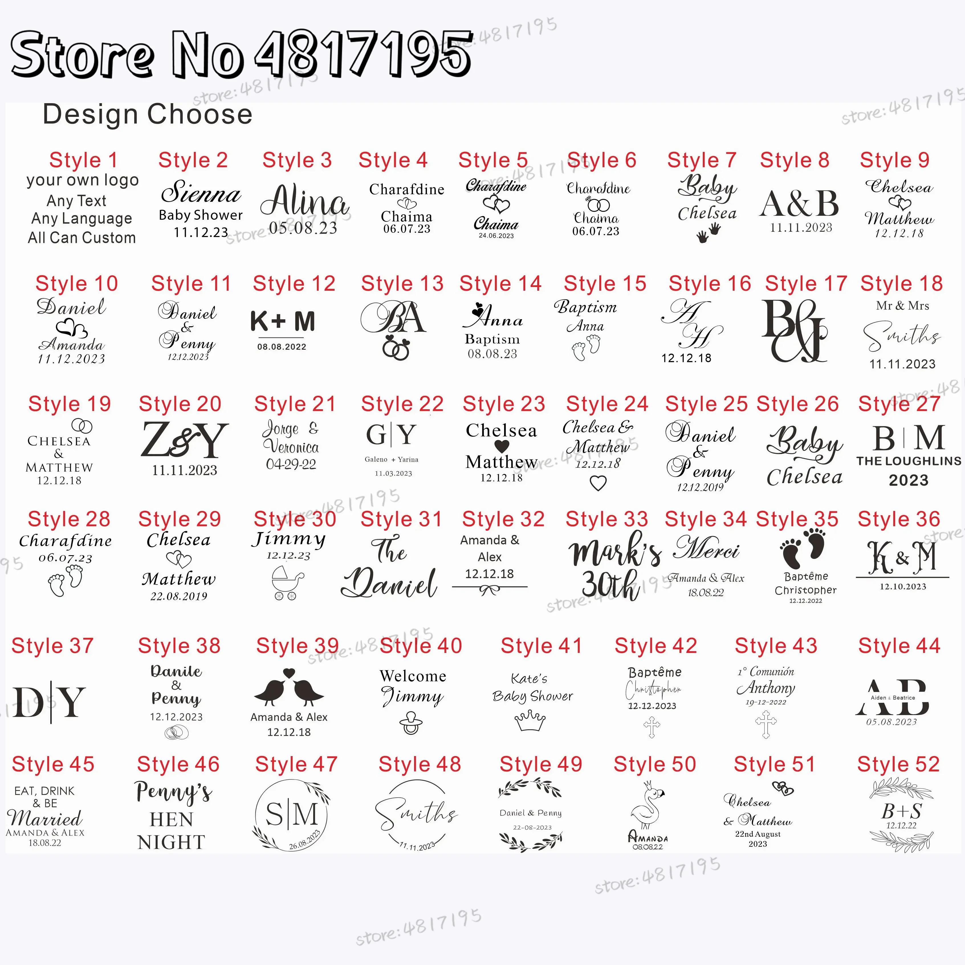 20/50/100Pcs Personalized Acry - огляд і ціна Baby Clothing Tags