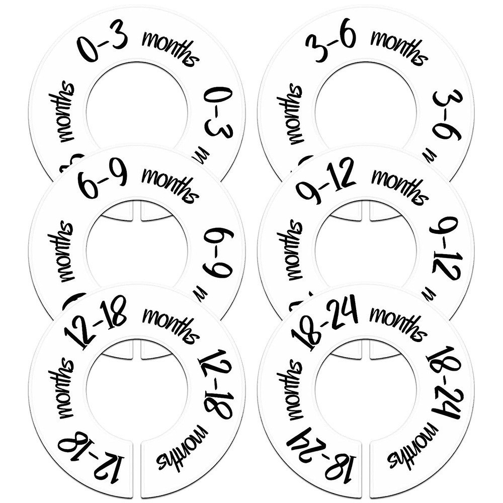 68/9Pcs Organizing Hangers Bab - огляд і ціна Baby Clothing Tags