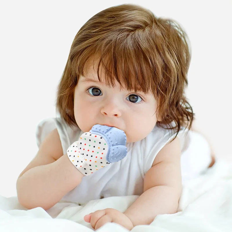 Food grade silicone Gloves Bab - огляд і ціна Baby Mittens Scratch