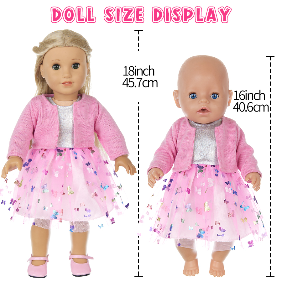 Doll Clothes for 16-18Inch 40- - огляд і ціна Baby Clothing Unisex