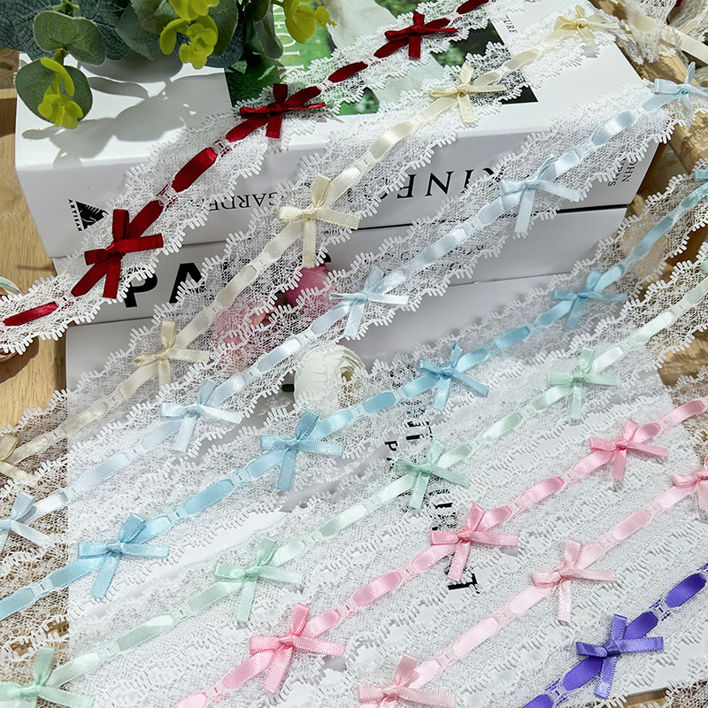 1m Ribbon Bow Pleated Lace Han - огляд і ціна Baby Clothing Sewing