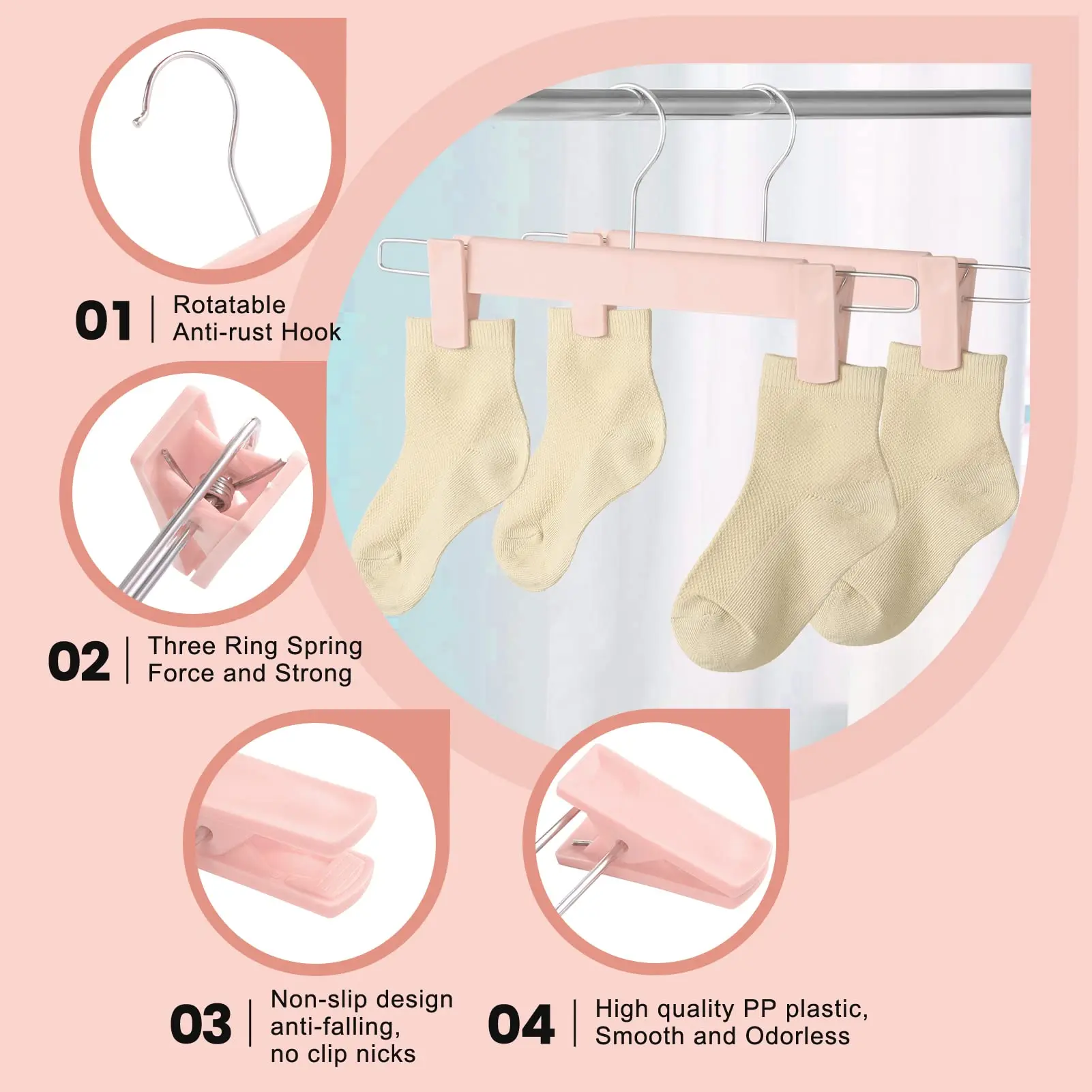 Pants Hangers with Adjustable  - огляд і ціна Baby Clothing Hangers