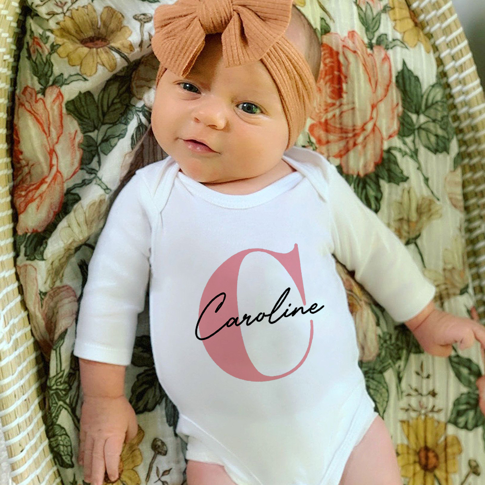 Baby Girl Name Romper Pregnanc - огляд і ціна Baby Clothing Name