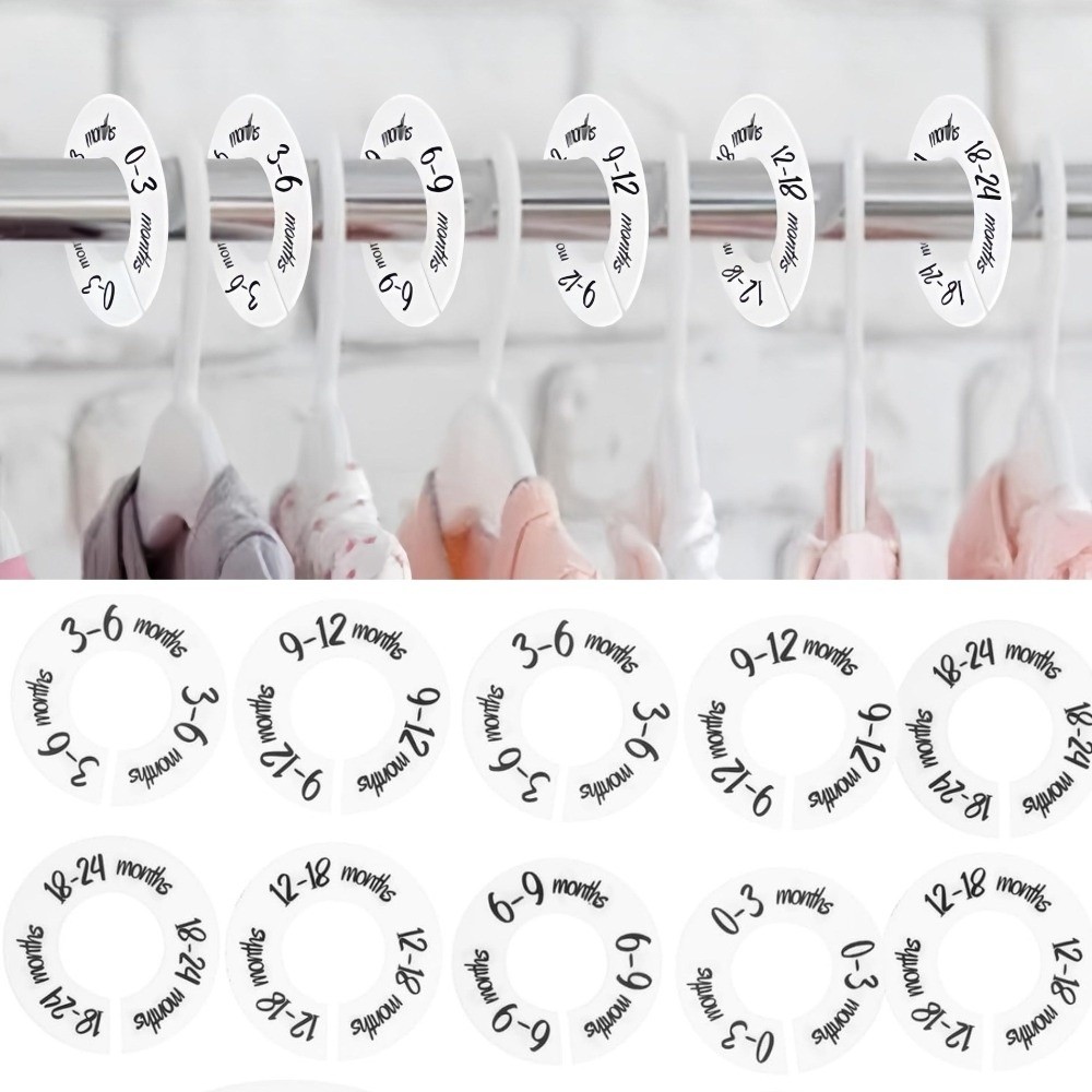 68/9Pcs Organizing Hangers Bab - огляд і ціна Baby Clothing Tags