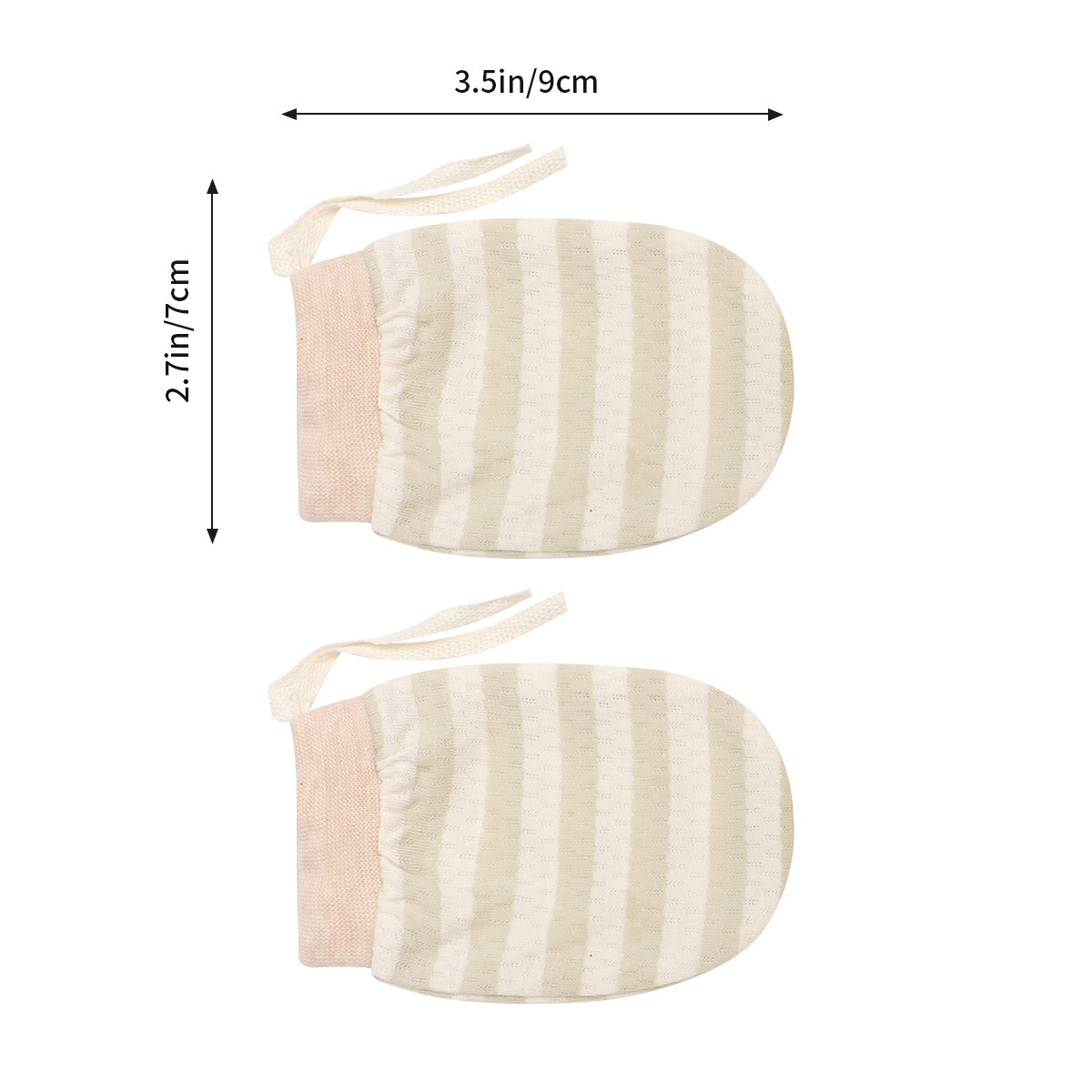 3Pairs Newborn Baby Mittens Pu - огляд і ціна Baby Mittens Scratch