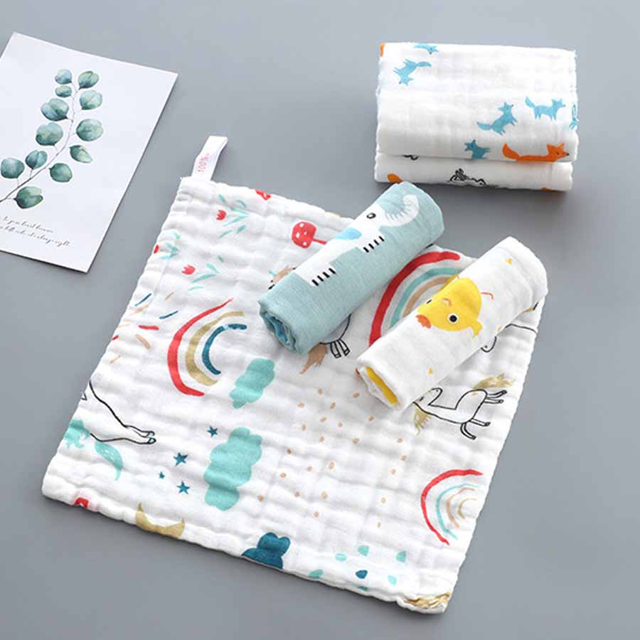 1pcs/5pcs Baby Face Towel Musl - огляд і ціна Baby Clothing Wash