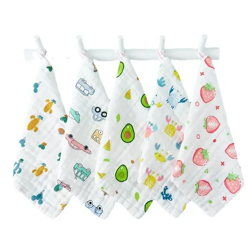 1pcs/5pcs Baby Face Towel Musl - огляд і ціна Baby Clothing Wash