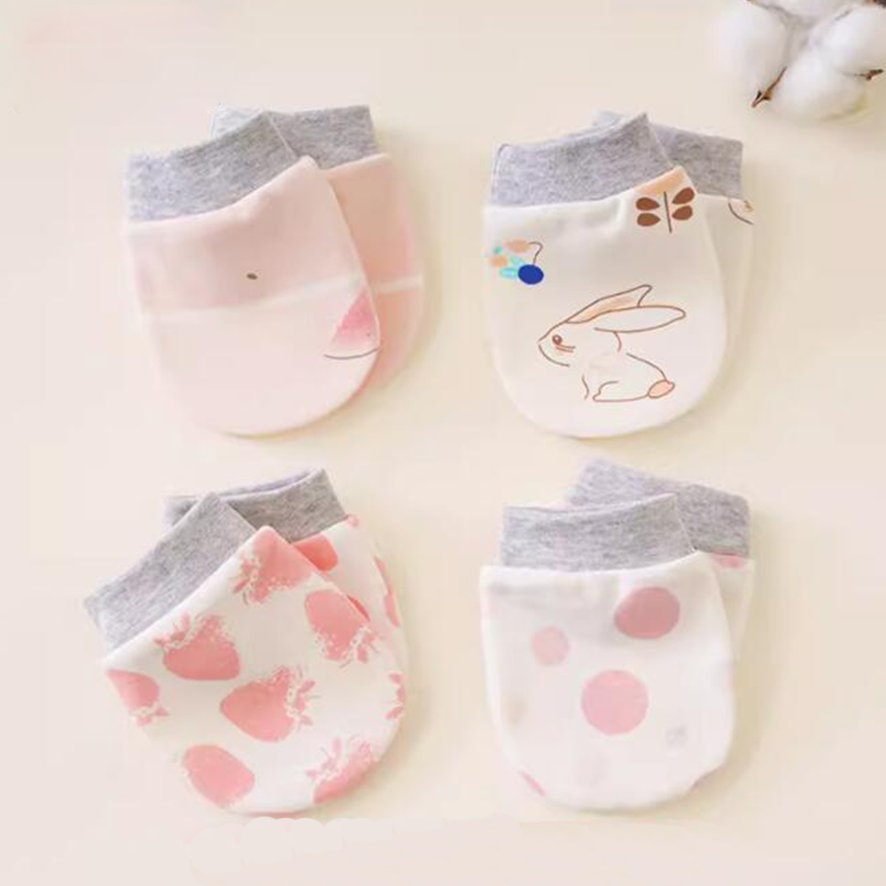 5 Pairs/Set Baby Cotton Soft M - огляд і ціна Baby Mittens Scratch
