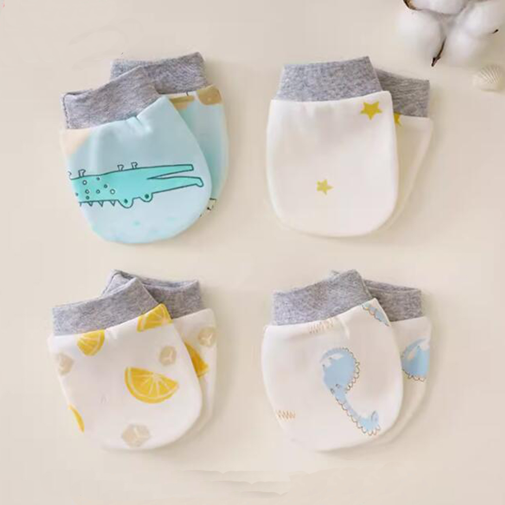 5 Pairs/Set Baby Cotton Soft M - огляд і ціна Baby Mittens Scratch