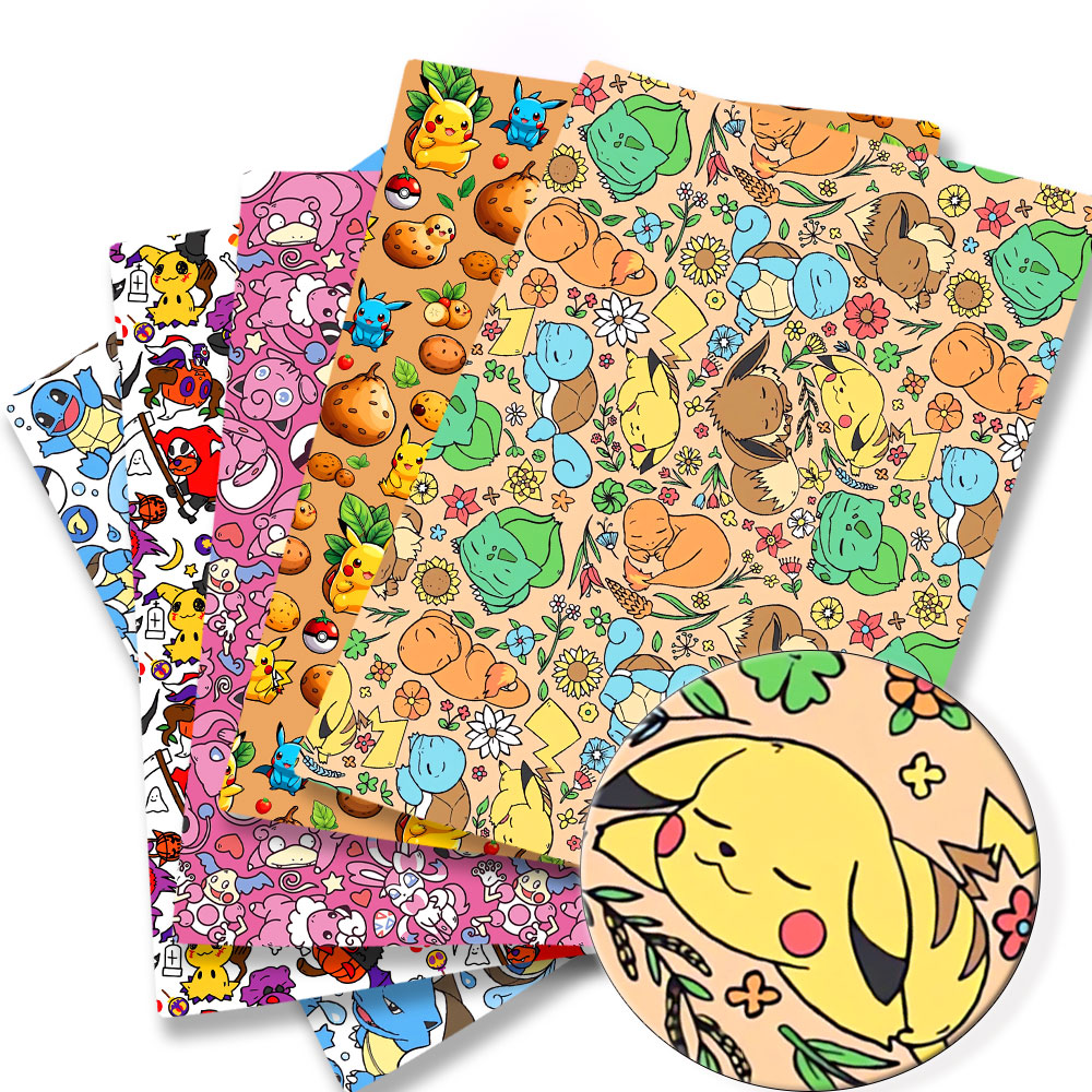 Pokemon Cartoon Fabric140*50cm - огляд і ціна Baby Clothing Unisex