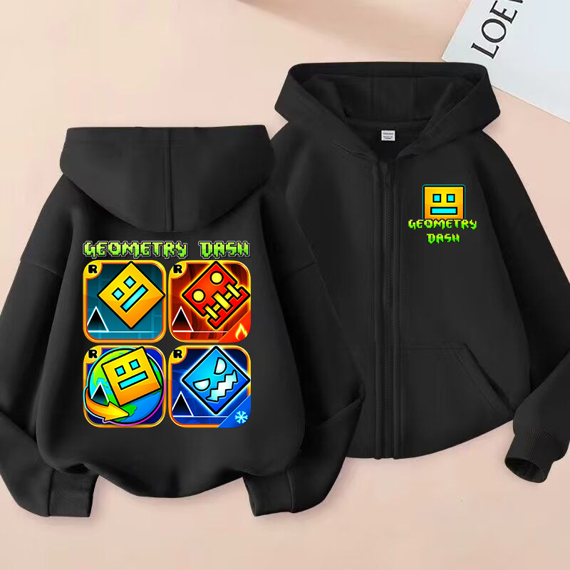 Funny Zip Up Sweatshirts Geome - огляд і ціна Baby Clothing Zip