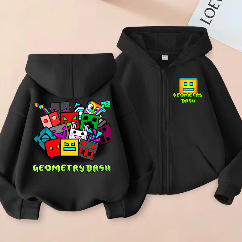 Funny Zip Up Sweatshirts Geome - огляд і ціна Baby Clothing Zip